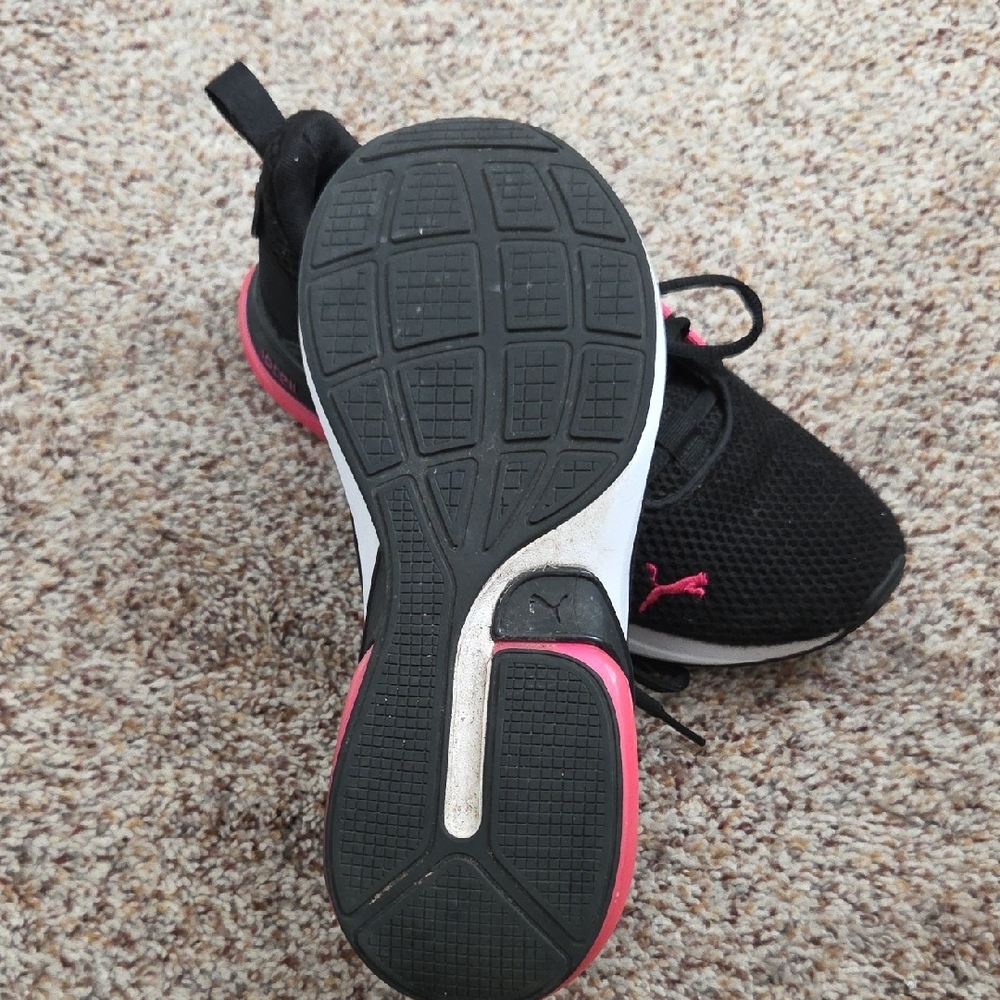 Puma Black and Pink Women's Sneakers Size 8 - Picture 12 of 12